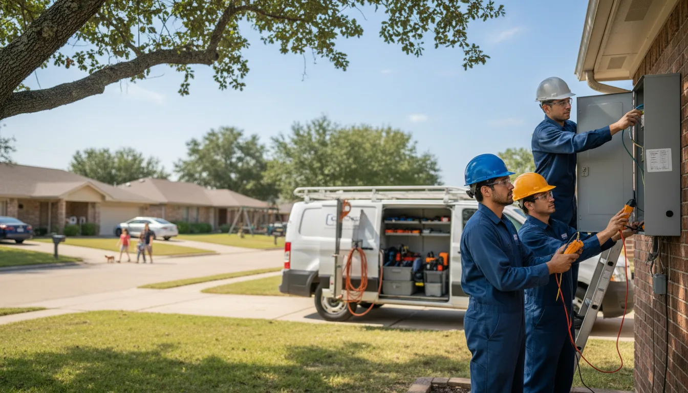 Certified electrician providing emergency electrical services in South Point, OH